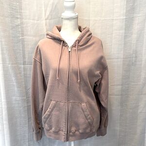 Hollister Oversized Zip-Up Hoodie size Small